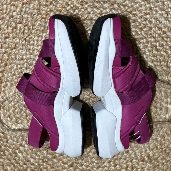 Nurture Womens Canyon Platform Chunky Sandals Sz 8M Pink Hook & Loop Closure - Picture 3 of 4